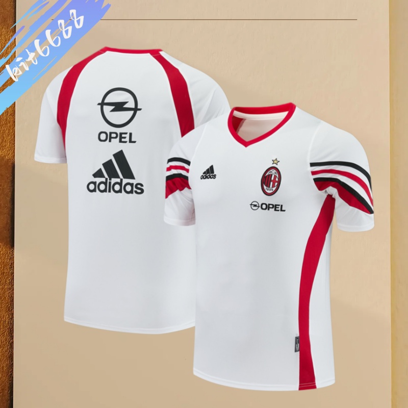 03/04 AC Milan retro training suit short sleeved football shirt