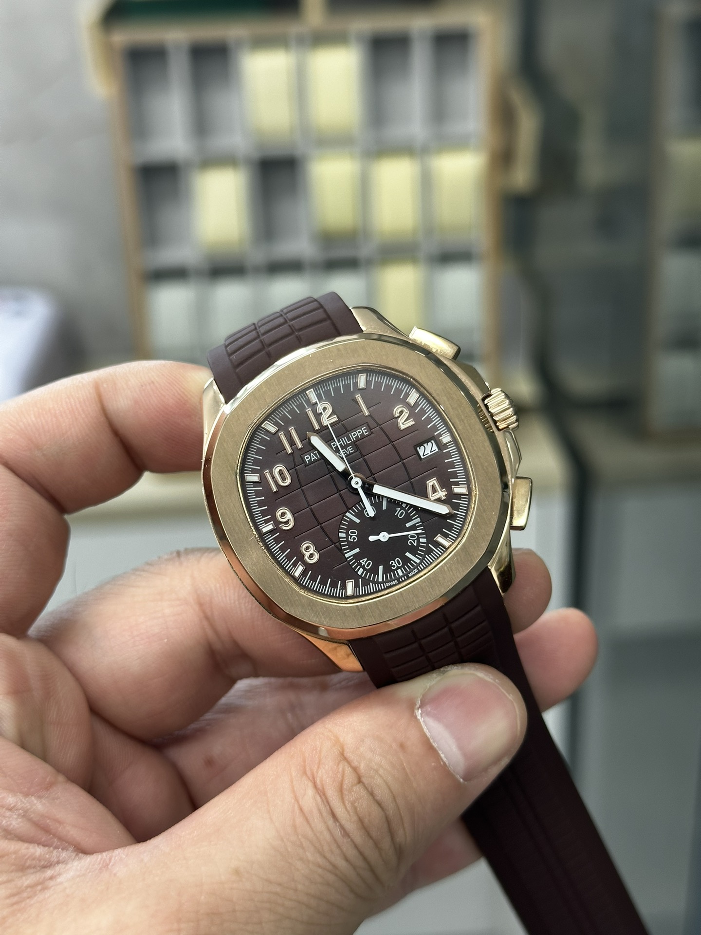 Replica Patek Philippe Aquanaut 5968R 001 42mm Mens Watch