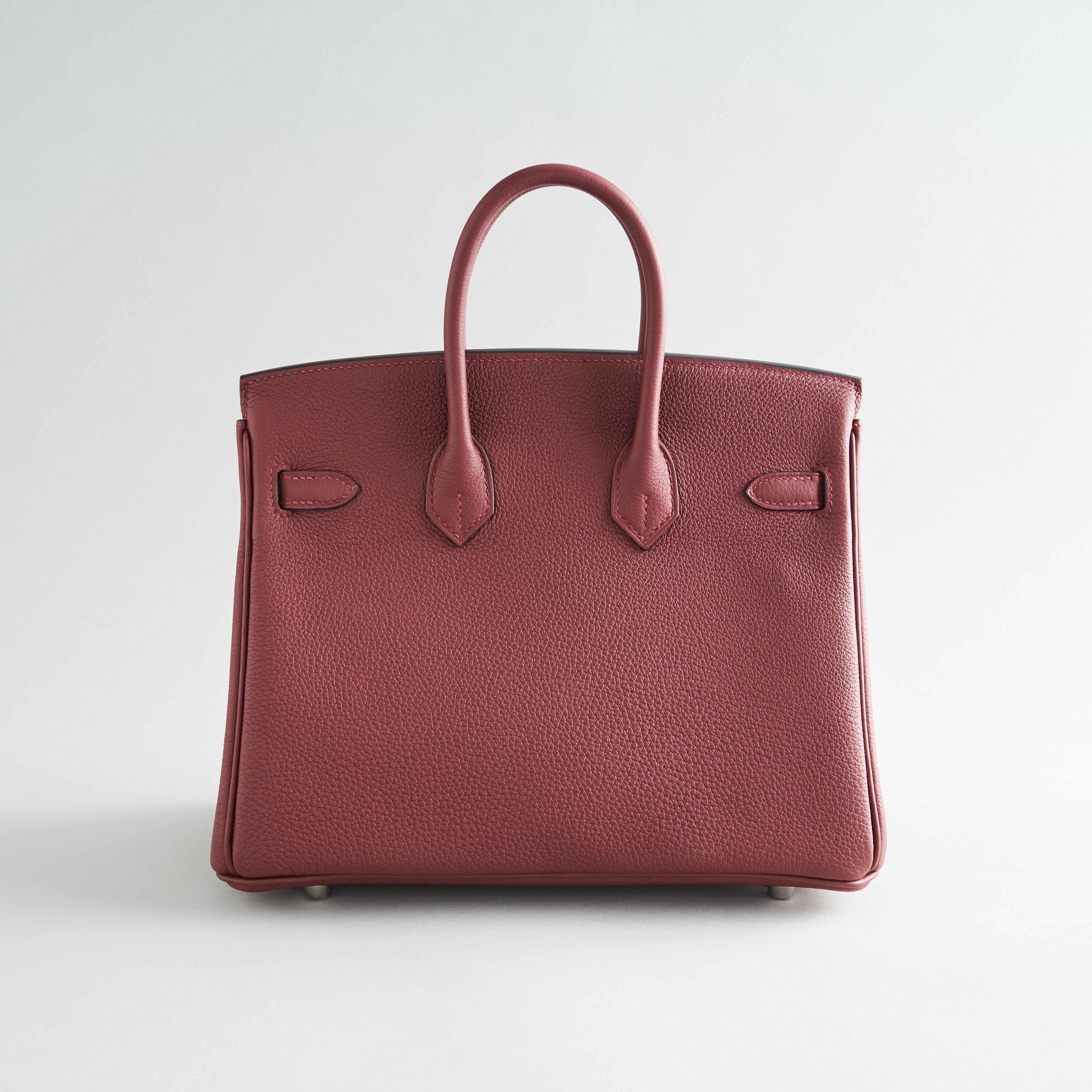 Hermès Birkin 25 Togo Rouge H Pallidum Hardware