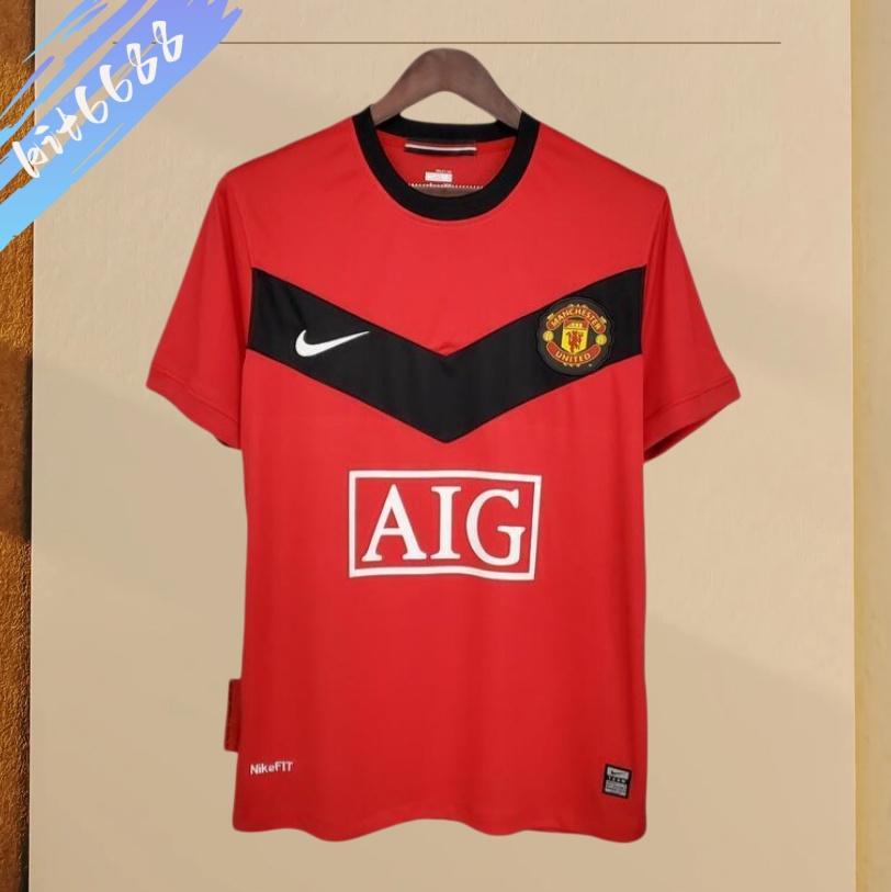 90/10 Manchester United home retro football jersey