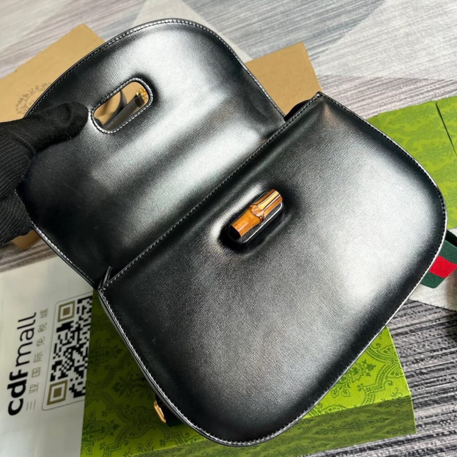 GUCCI BAMBOO 1947 MEDIUM TOP HANDLE BAG