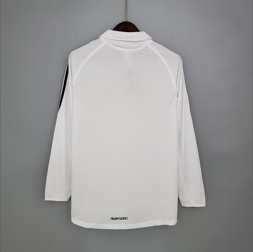 2005/2006 Real Madrid home Long Sleeve Retro Football Shirt
