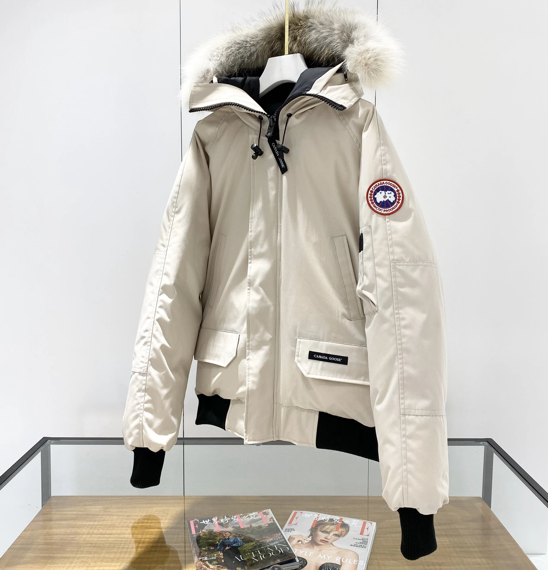 Canada Goose premium quality down jackets are made of 95% goose down.