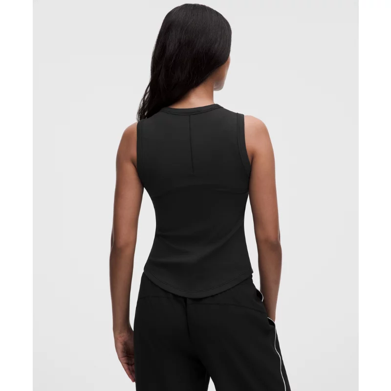Hold Tight Crewneck Tank Top Waist Length