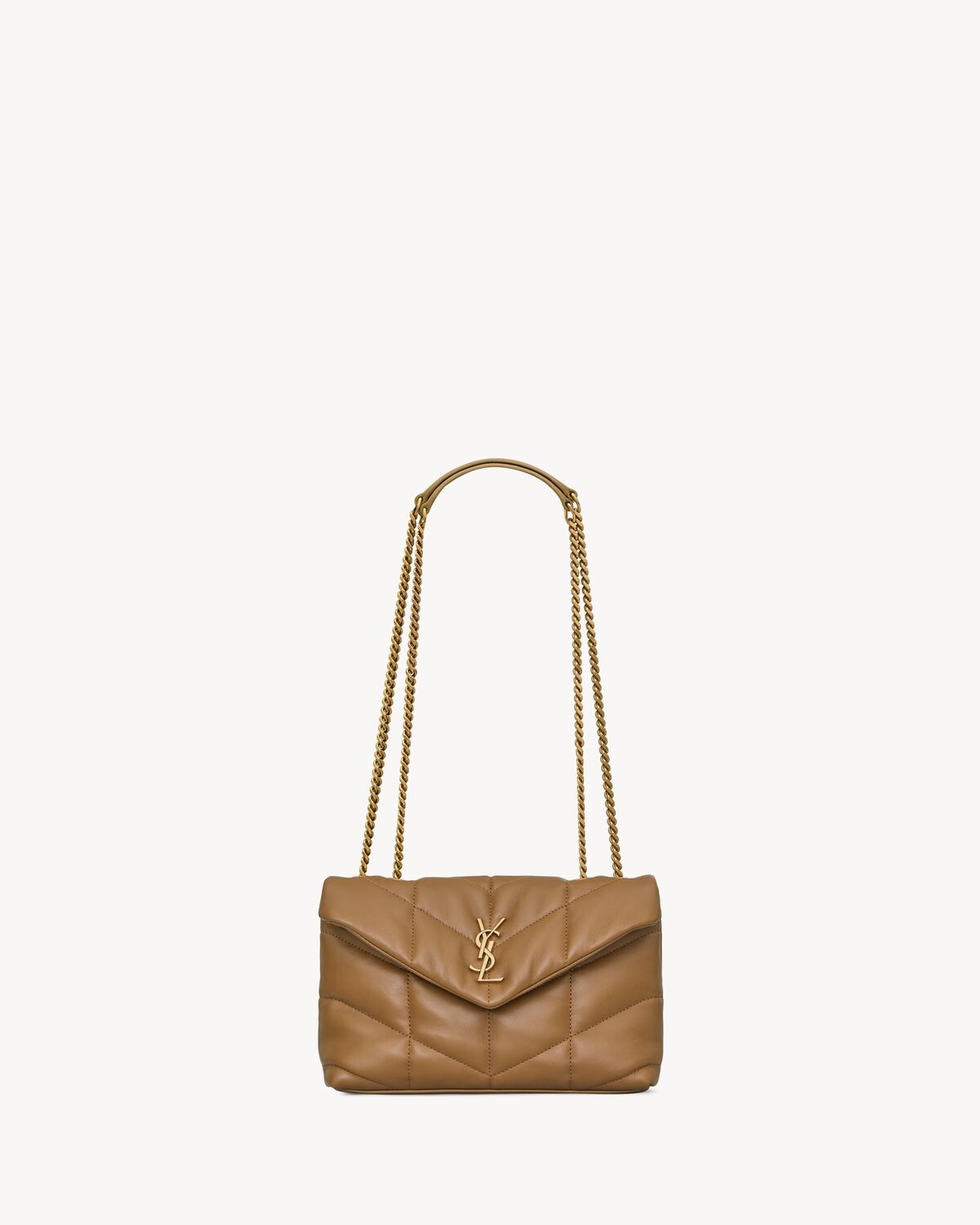 Toy puffer in nappa leather DARK CORK