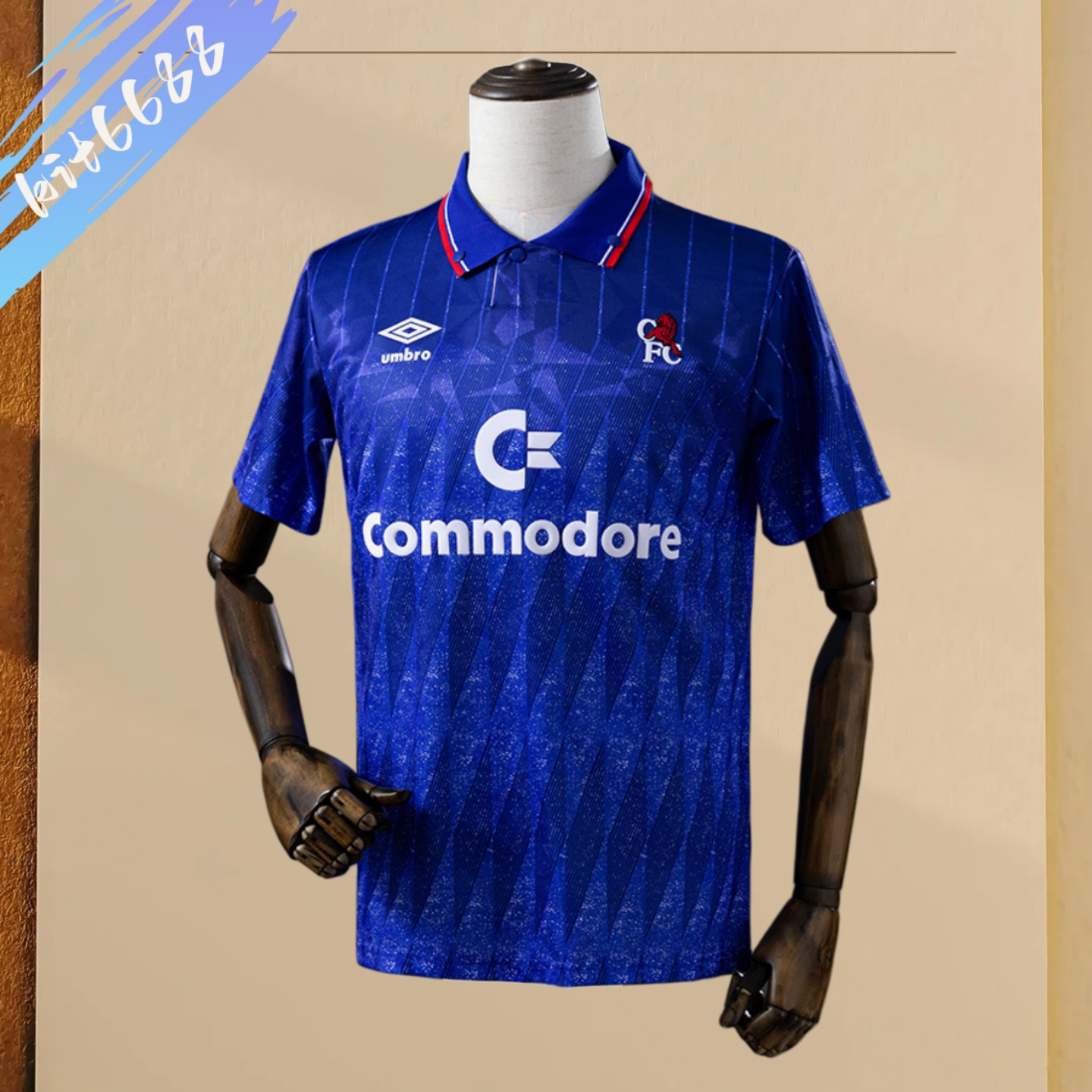 1989/1991 Chelsea Home Retro Football Shirt (Fans)
