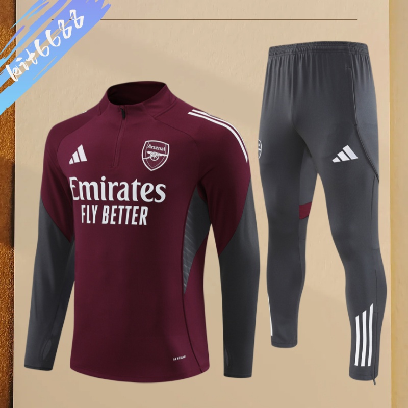 25/26 Arsenal Half Pull Training Uniform (adult Kids Kit)