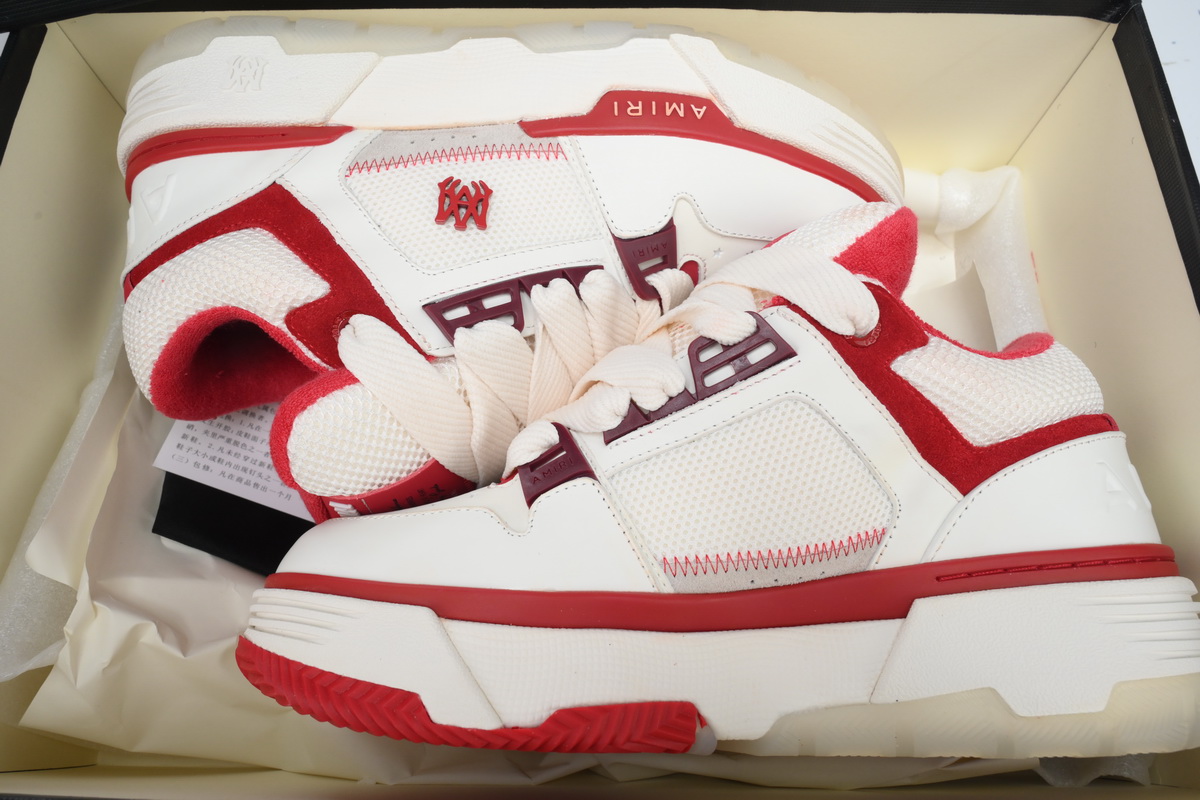 AMIRI White Red
