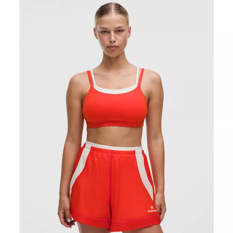 Layered Cami-Strap Bra Light Support, C/D Cup