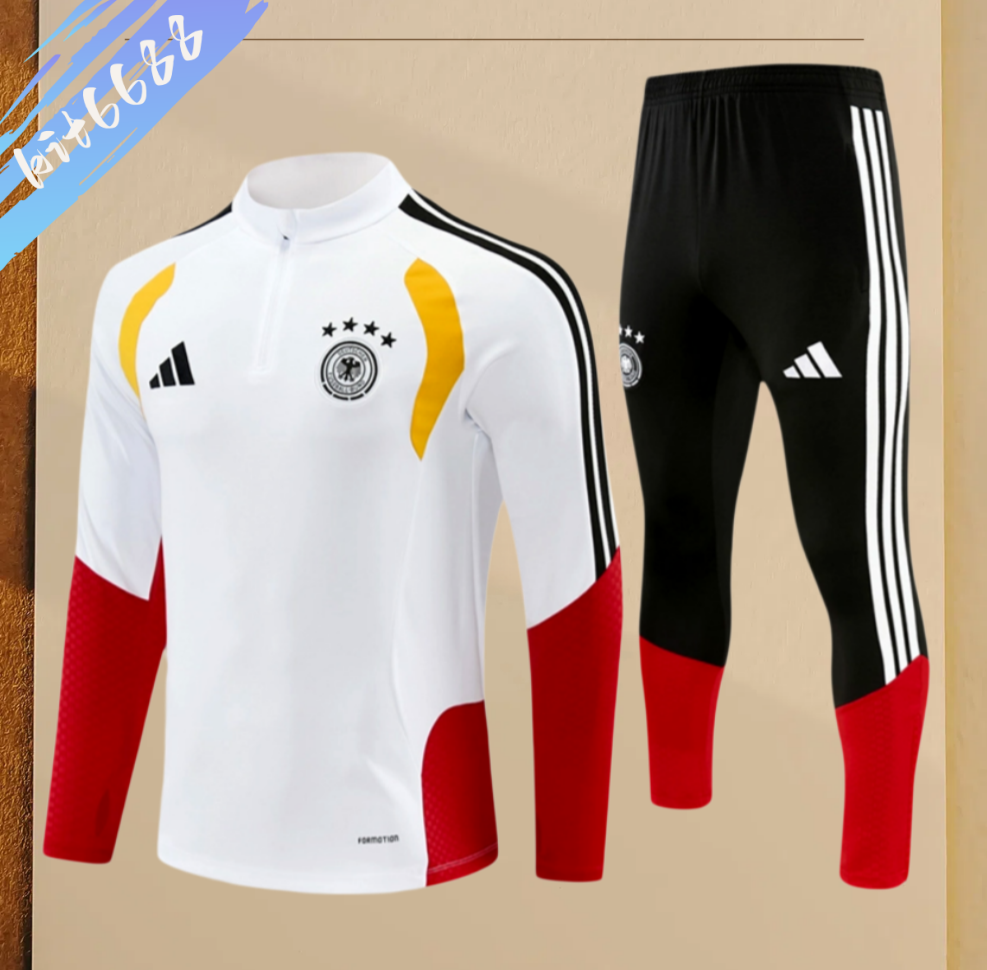 2026/2027 Germany Kids Half Zip Training Clothes (Kids Kit)
