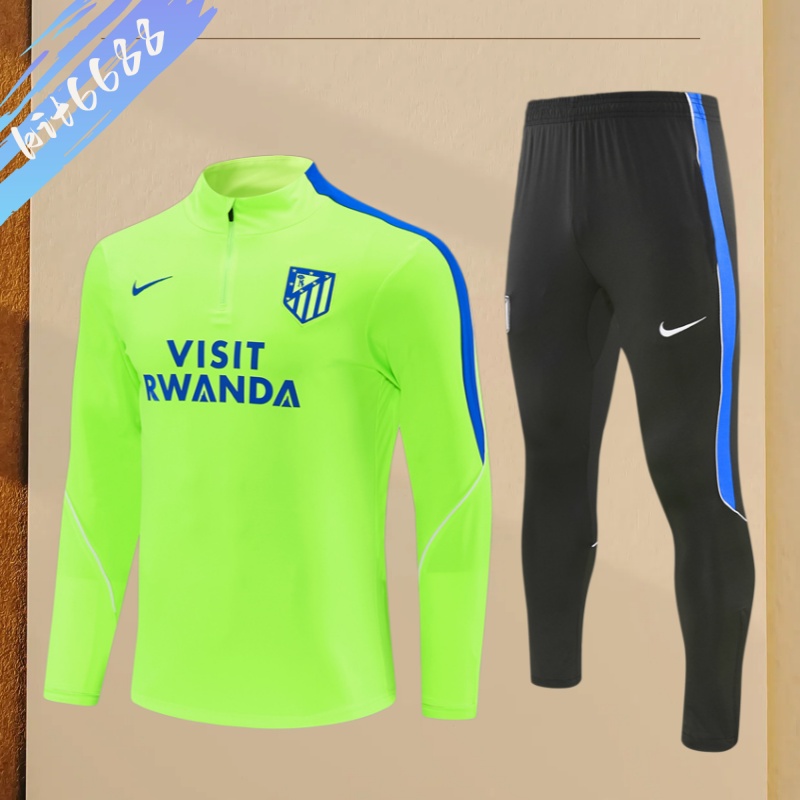 26/27 Atletico Madrid Half Pull Training Uniform (adult Kids Kit)