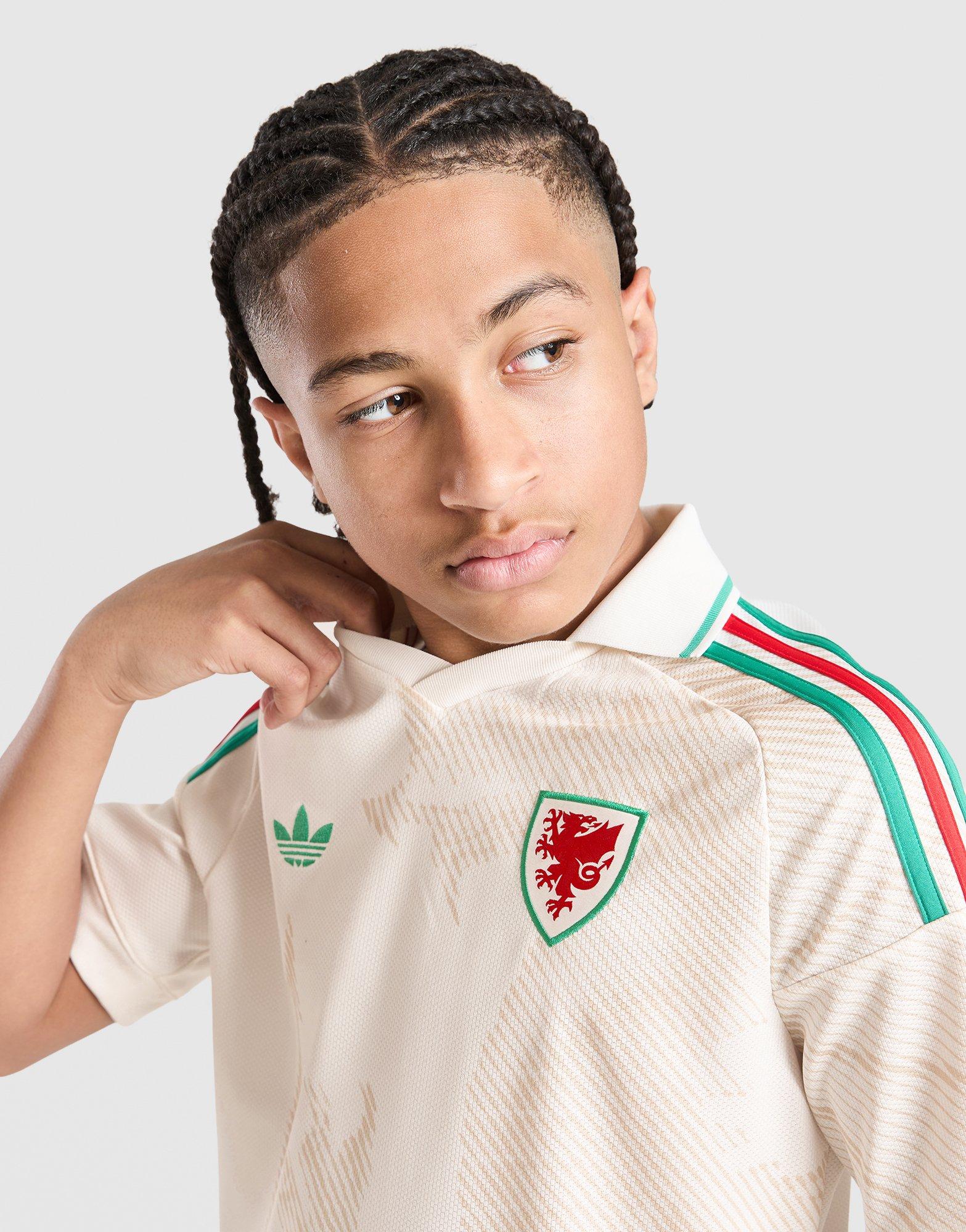 adidas Wales 26 Kids Auswärtstrikot