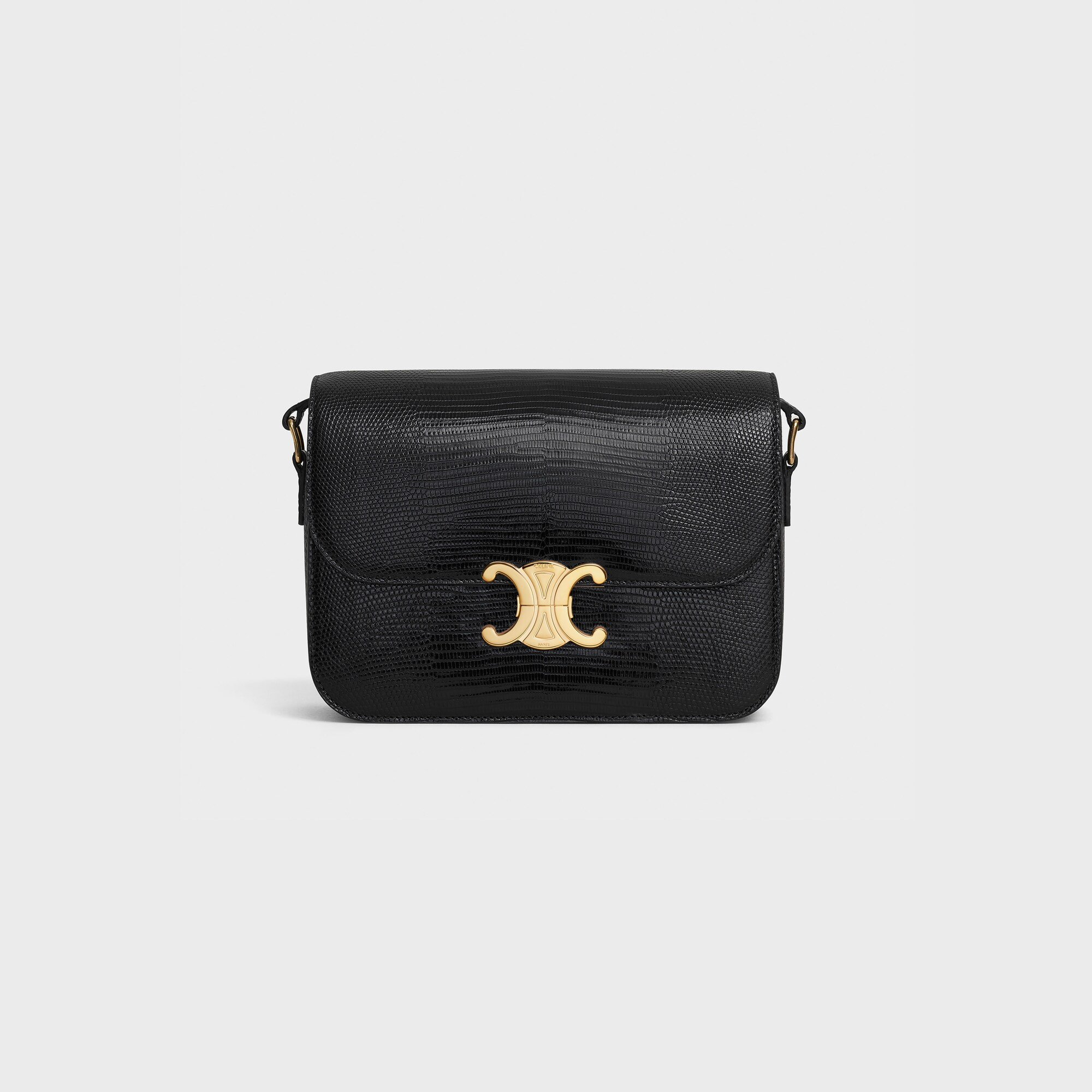 CLASSIQUE TRIOMPHE BAG IN Lizard Black