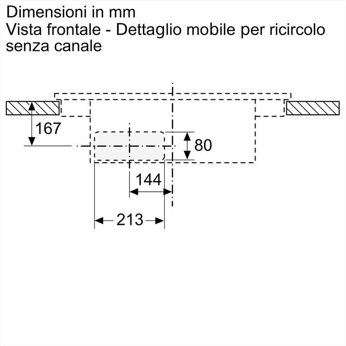 BOSCH - Piano in vetro ceramica ad induzione PVS831B16E-Nero
