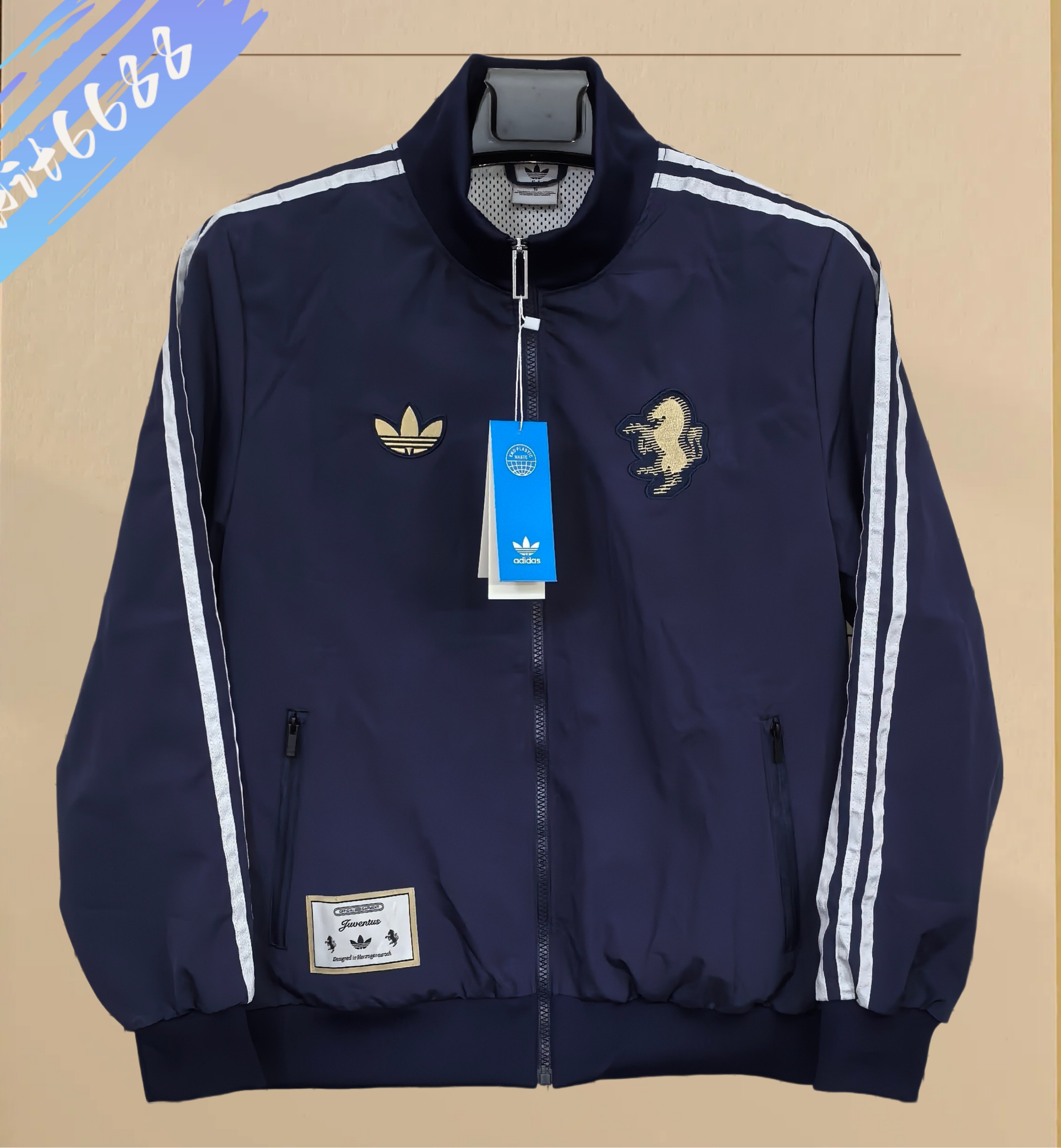2025/2026 Juventus Embroidered Football Windbreaker