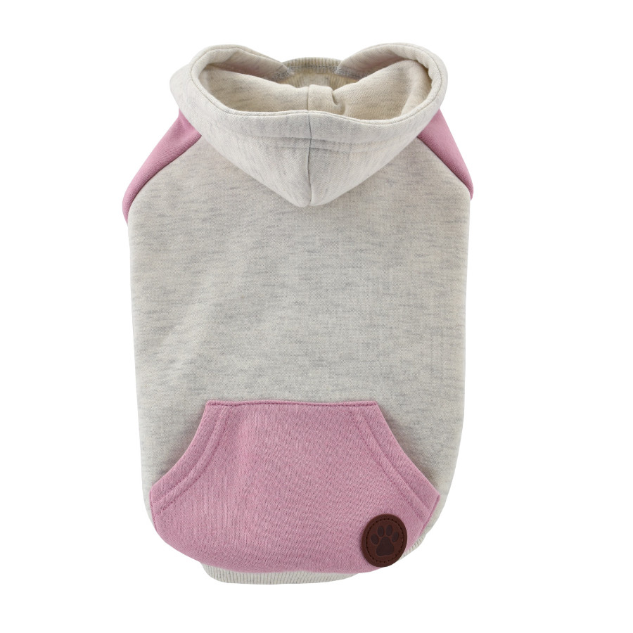 Outech Sudadera con Capucha Rosa para perros