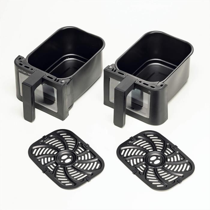 ARIETE - Friggitrice ad aria doppia 4631 9L 2400W-Nero