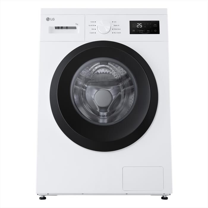 LG - Lavatrice Slim F4NA10S7NWK 7KG Classe A-White