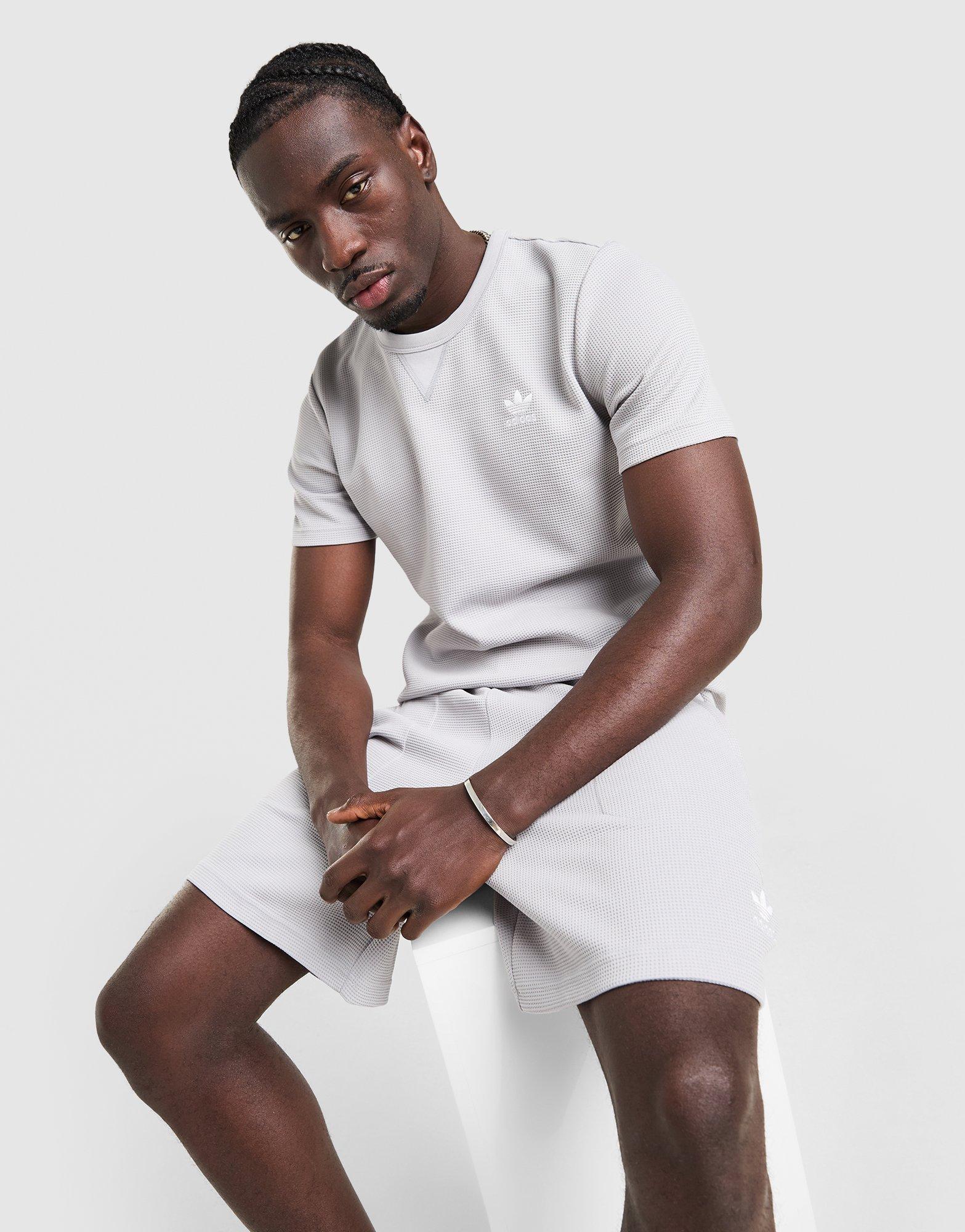adidas Trefoil Essentials, T-Shirt, Waffelstrick