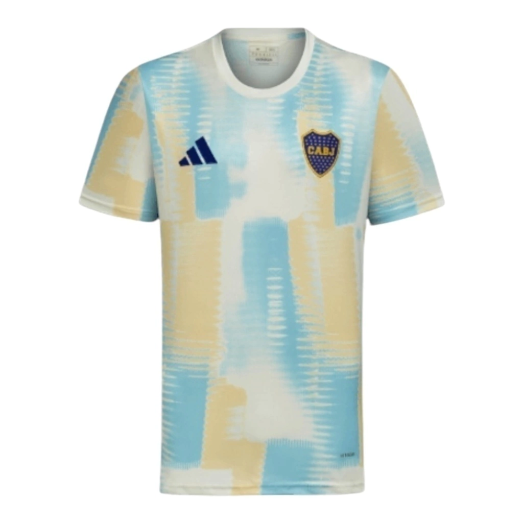 Boca Juniors 24/25 Fan Edition - White with Blue and Yellow Details Yellow