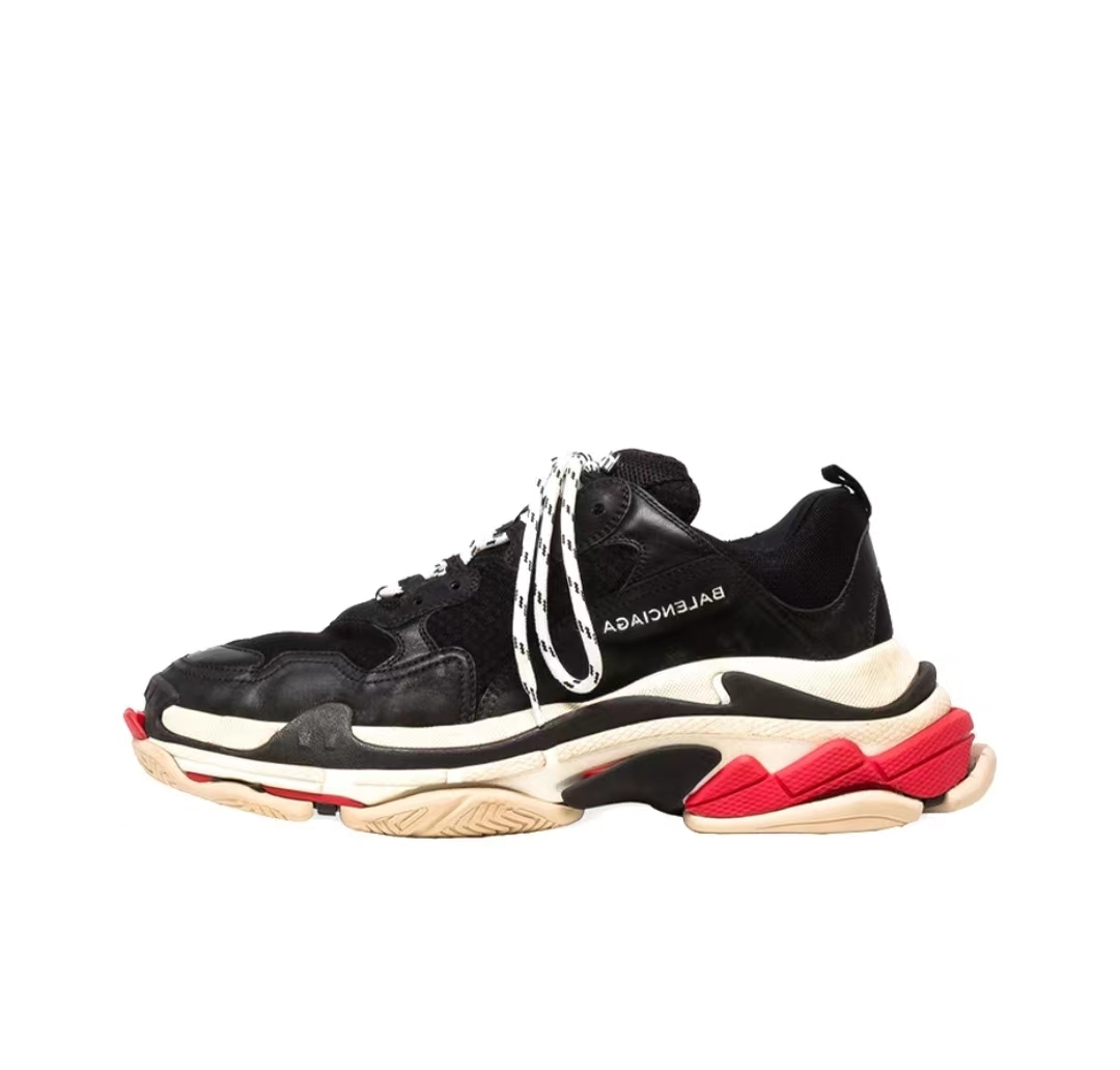 Balenciaga Triple S BLACK/WHITE-RED