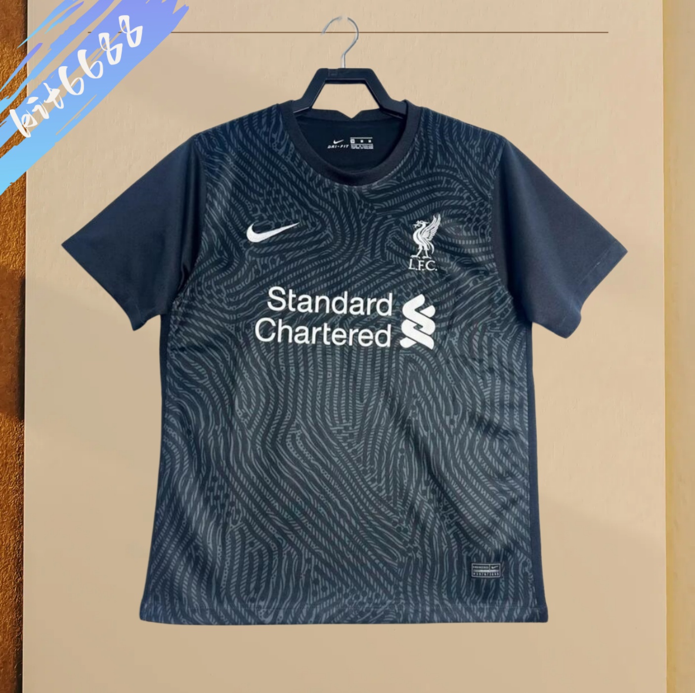 20/21 Liverpool Retro Goalkeeper Black Football Shirt