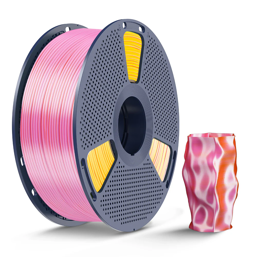 [MOQ: 3KG] Multi-Color SILK Filament(Dual-color, Tri-color and Four-color) 3D Printer Filament 1KG