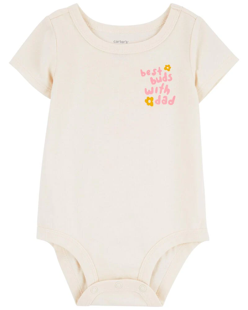 Carter's Best Buds With Dad Cotton Bodysuit