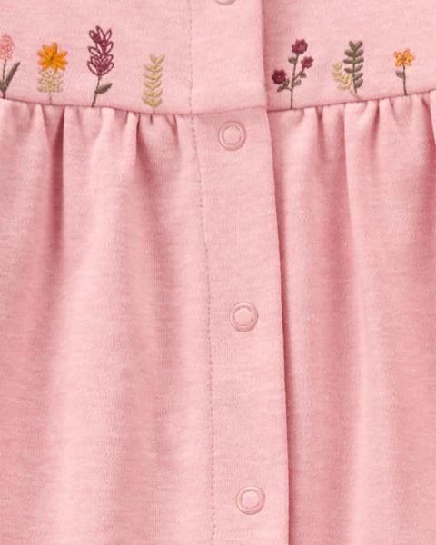 Carter's Floral Snap-Up Cotton Sleep & Play