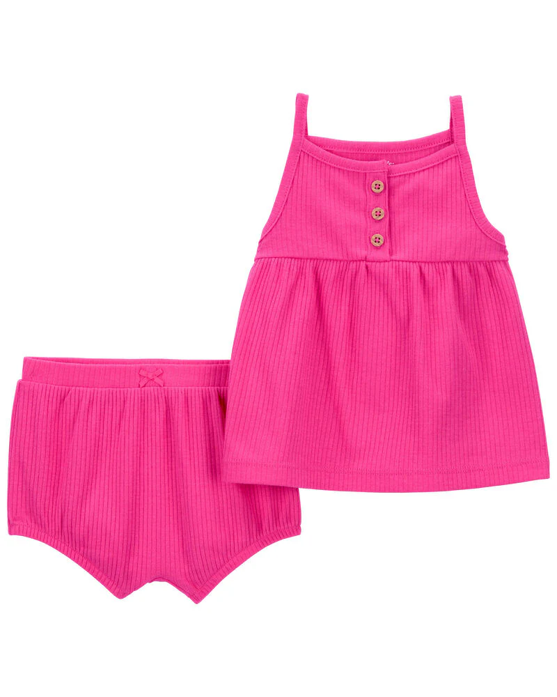 Carter's Baby 2-Piece Ribbed Outfit Set
