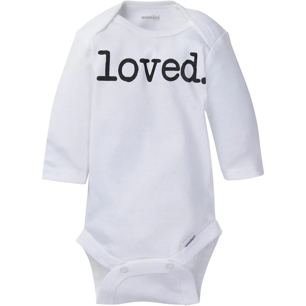 6-Pack Baby Neutral Long Sleeve Onesies Brand Bodysuits