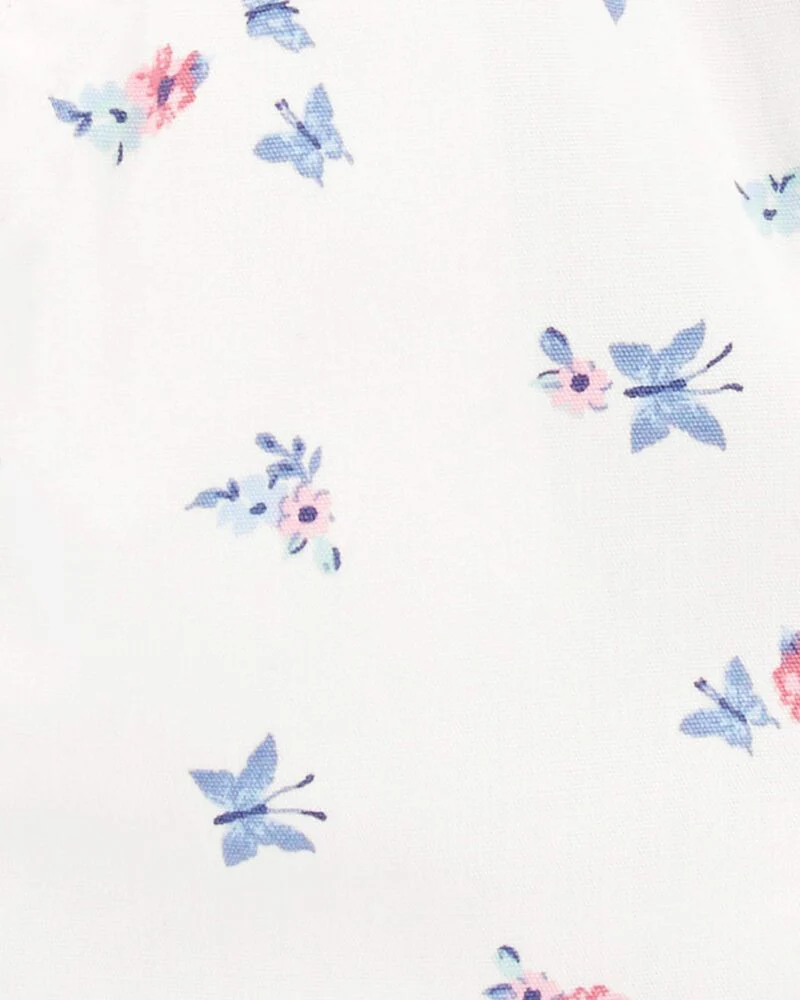 Oshkosh Butterfly Print Shortalls