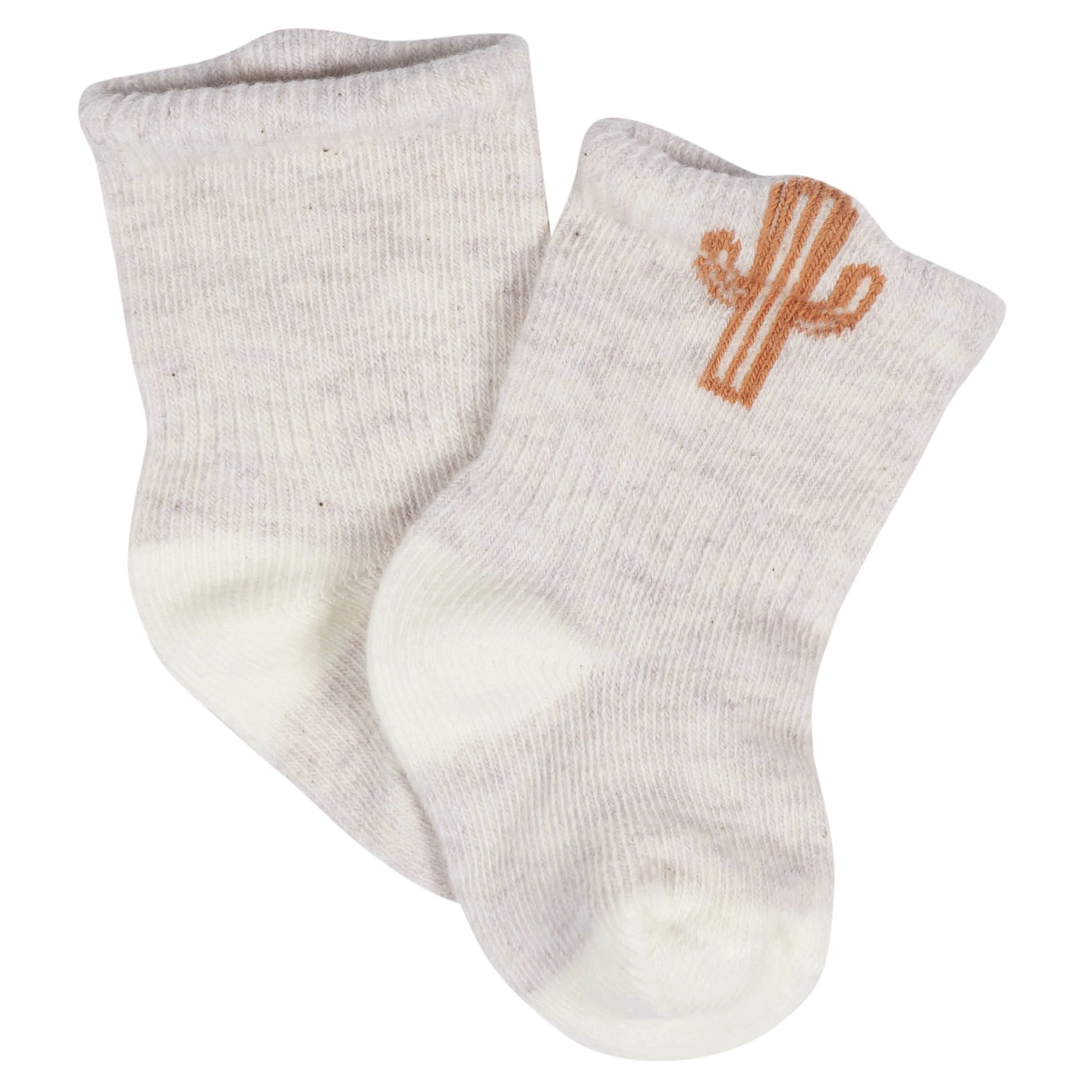 8-Pack Baby Neutral Southwest Jersey Wiggle Proof Socks