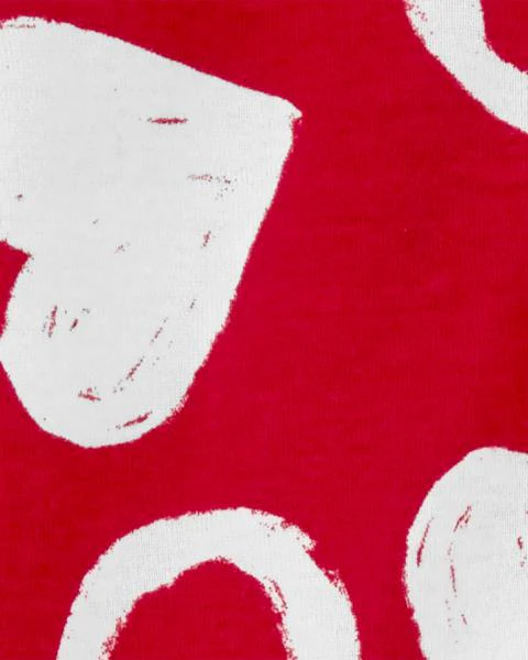 Valentine's Day 2-Way Zip Cotton Sleep and Play