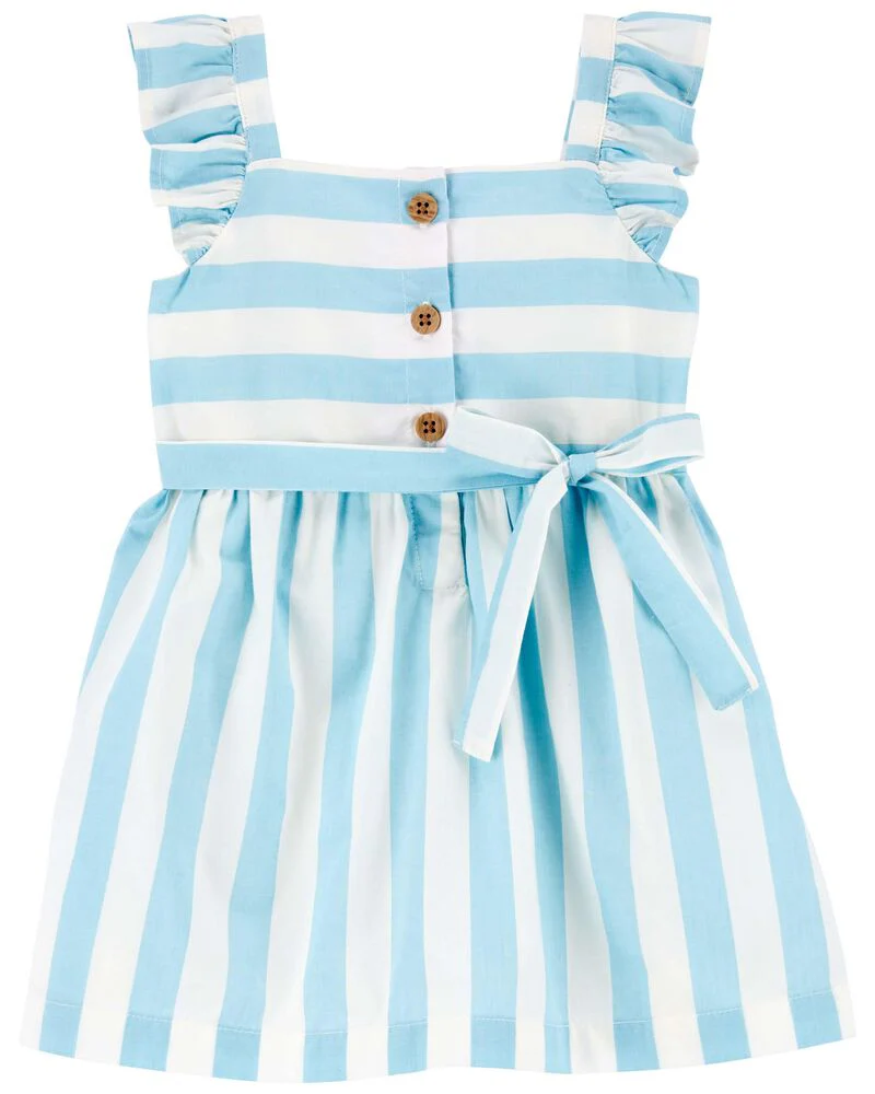 Carter's Striped Flutter Dress