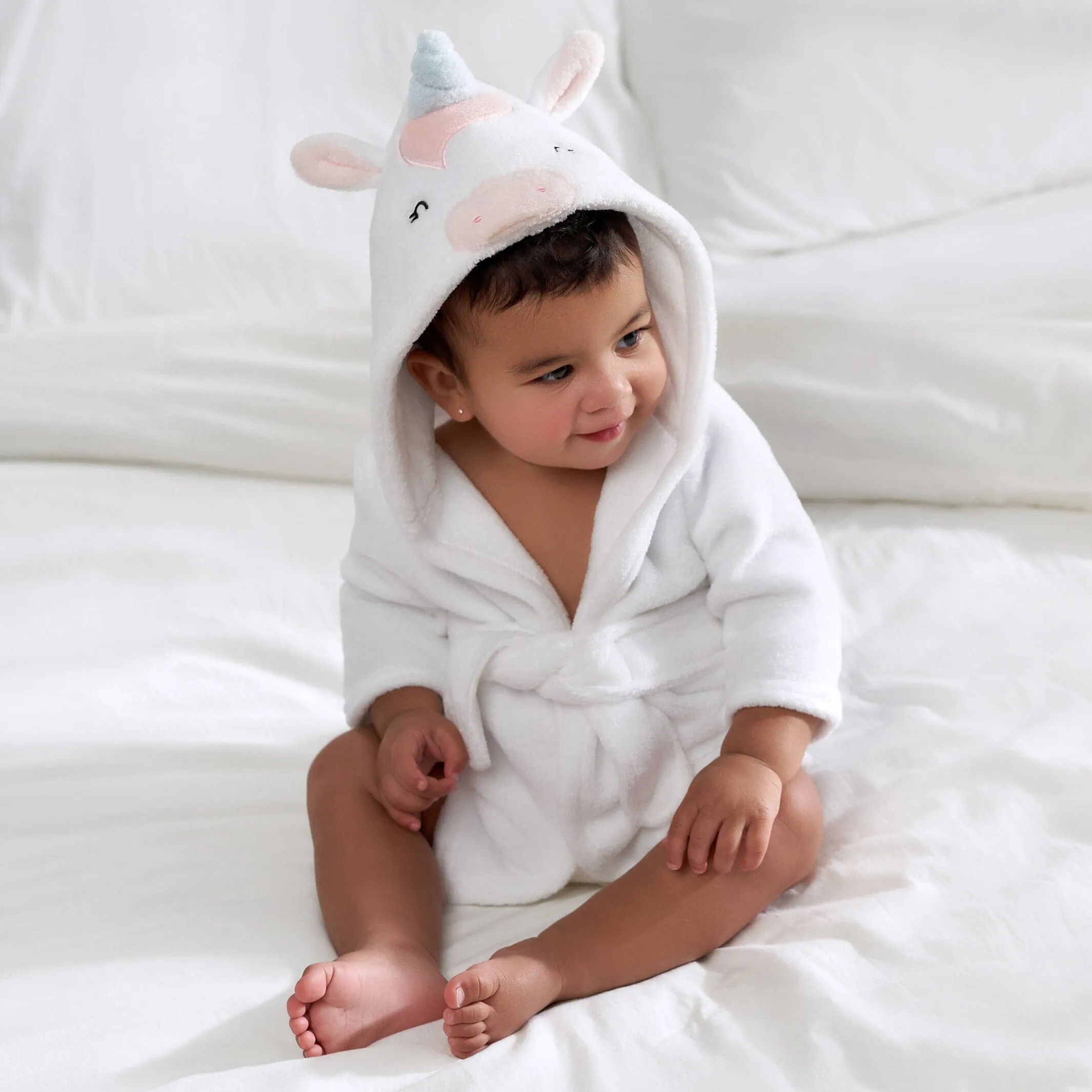 Baby Girls Unicorn Robe