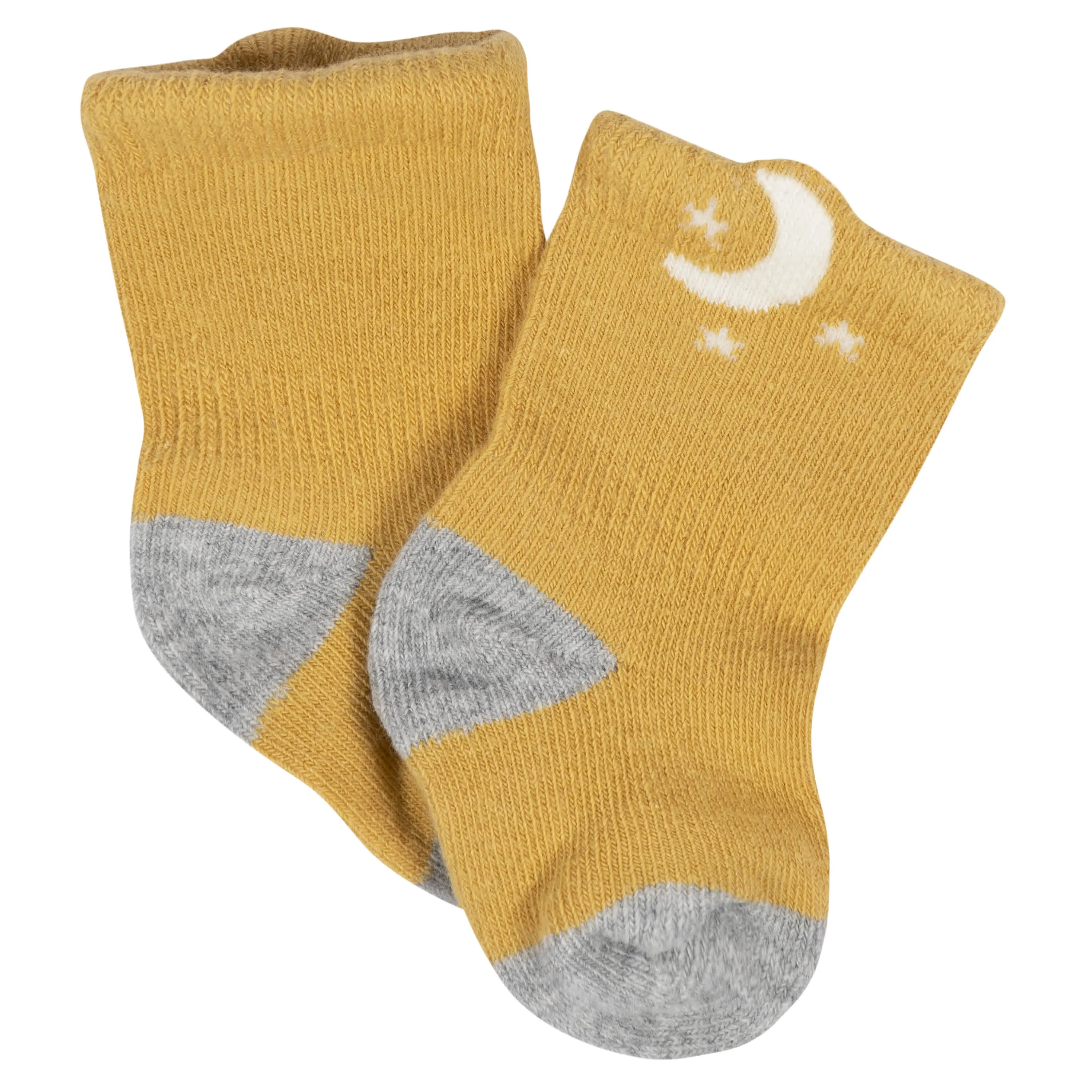 8-Pack Baby Neutral Southwest Jersey Wiggle Proof Socks