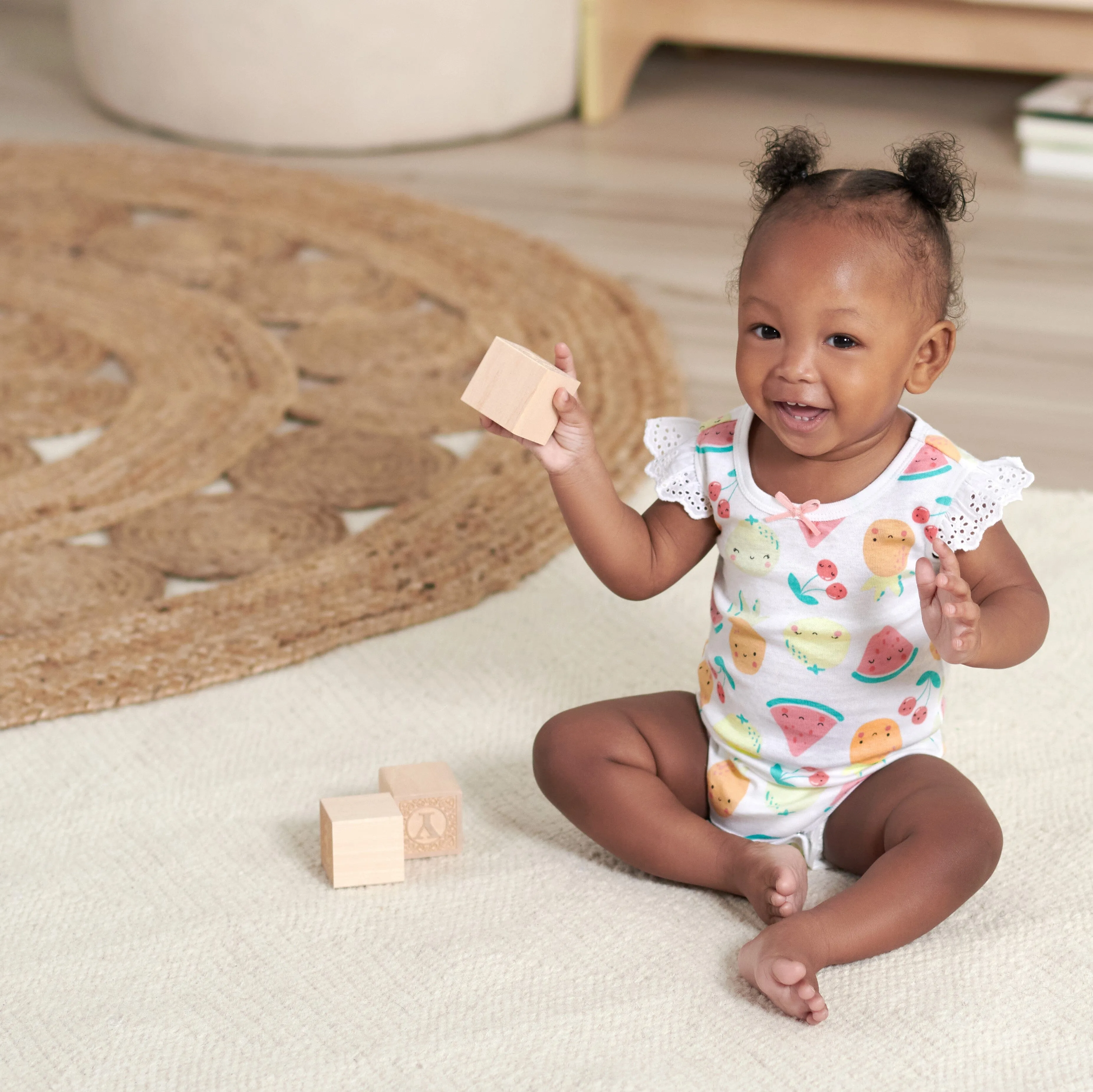 4-Pack Baby Girls Summer Sweets Sleeveless Onesies Bodysuits