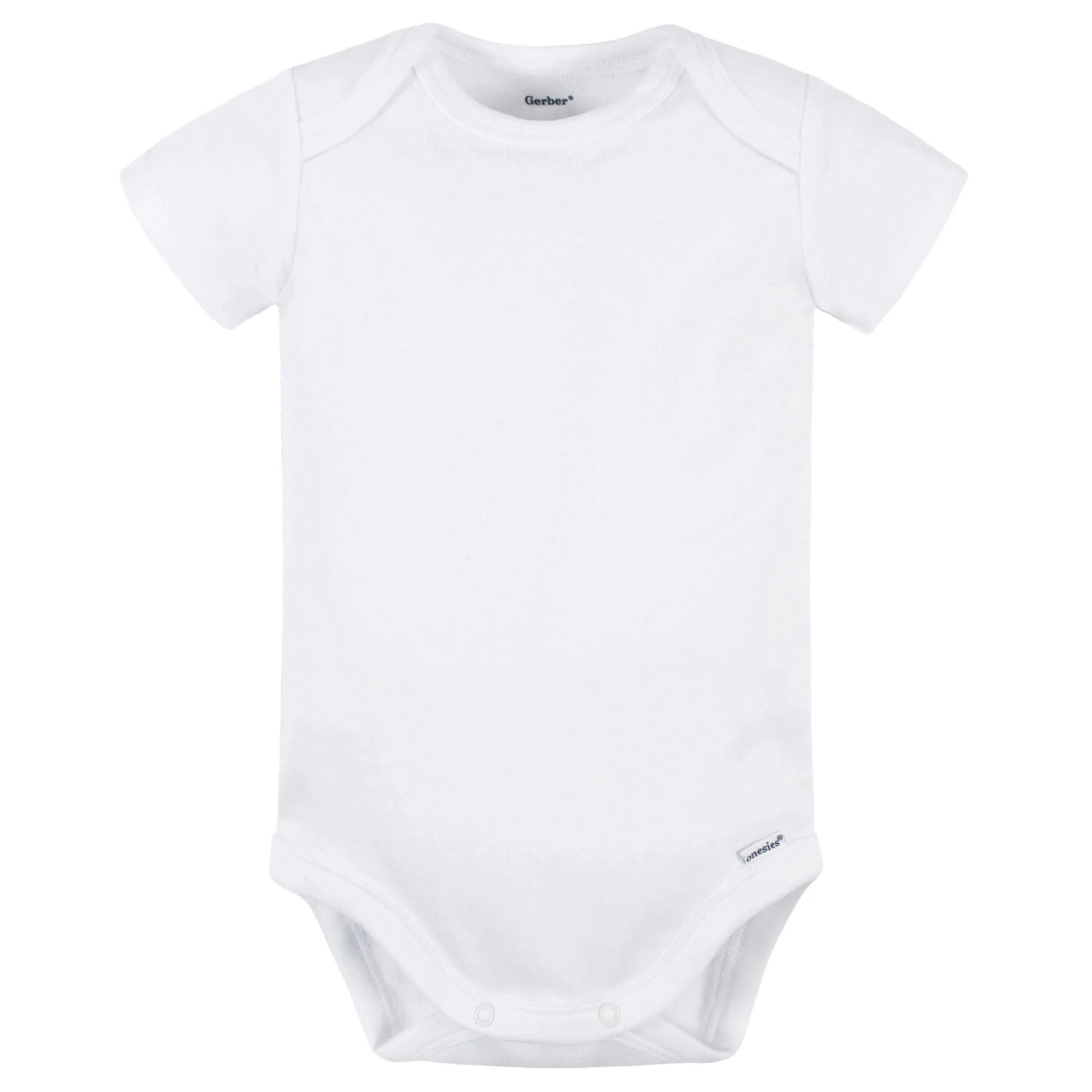5-Pack Baby White Premium Short Sleeve Onesies Bodysuits