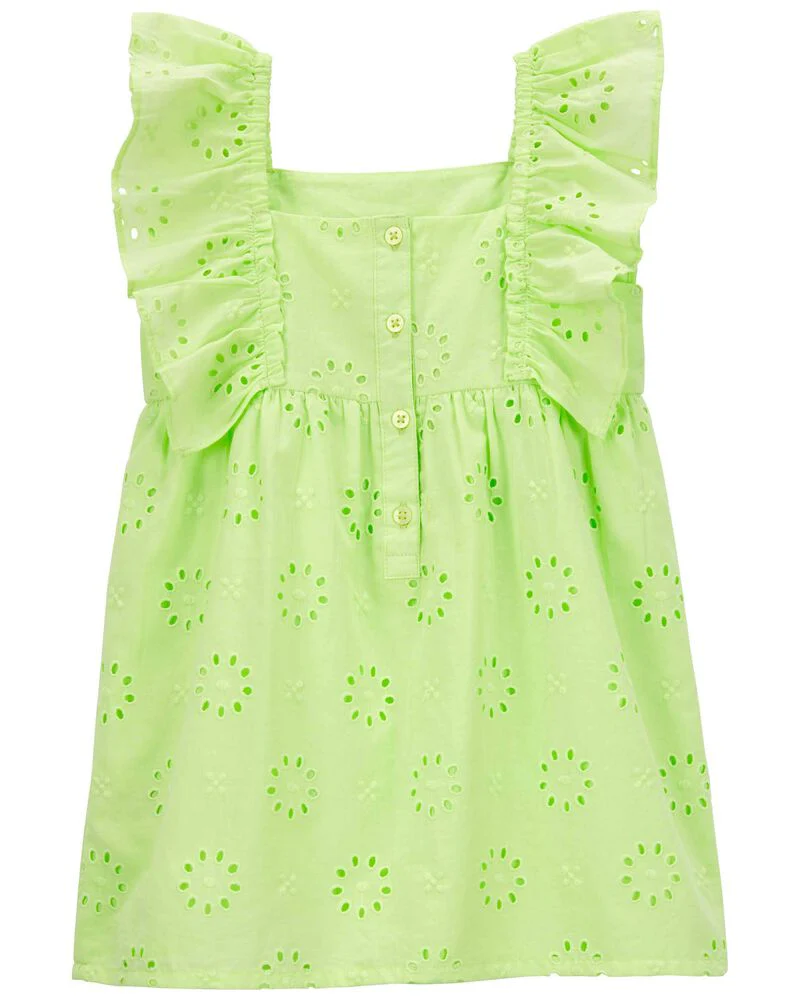 Carter's Eyelet Flutter Top