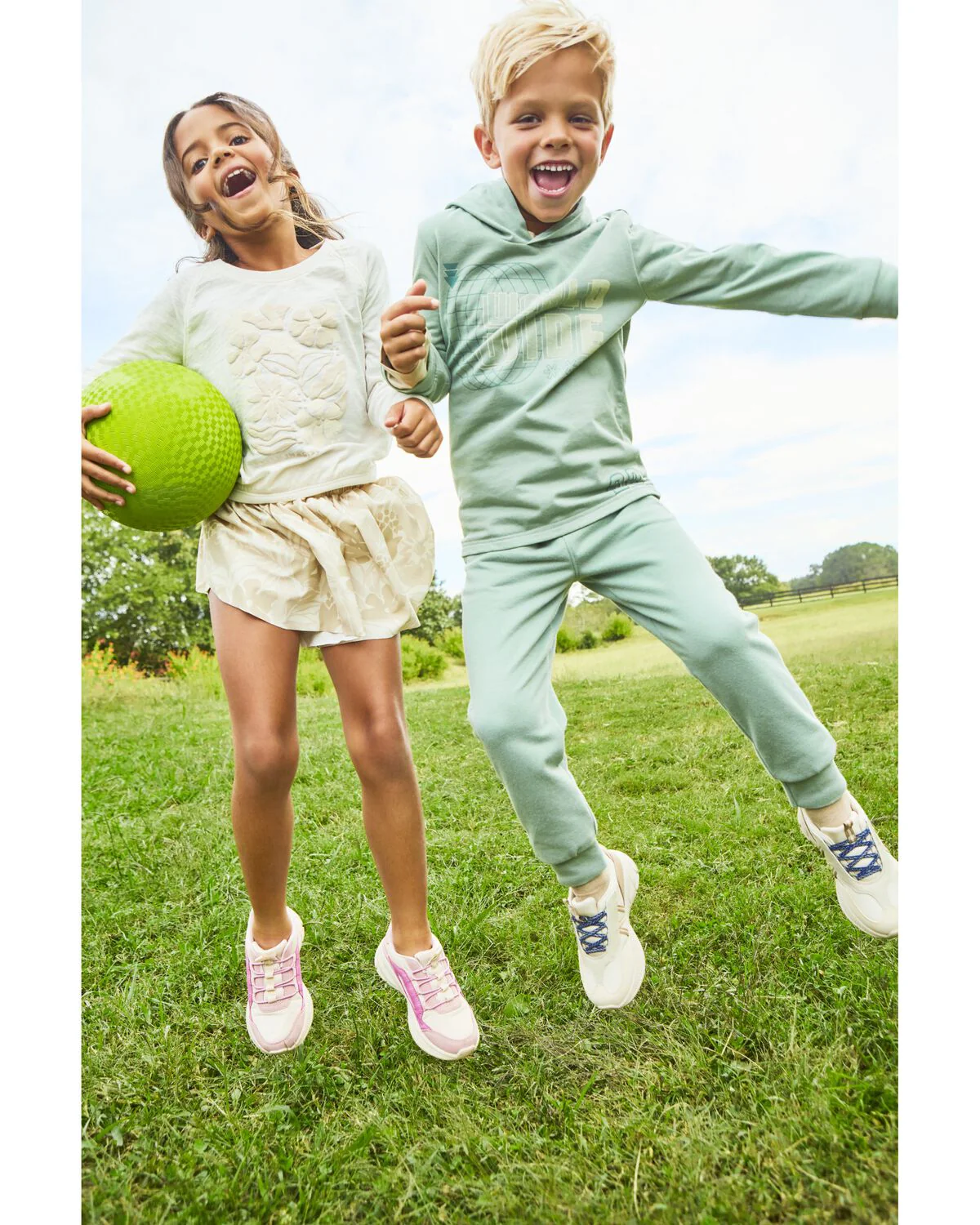 Carter's Kid Floral Pull-On Flip Shorts