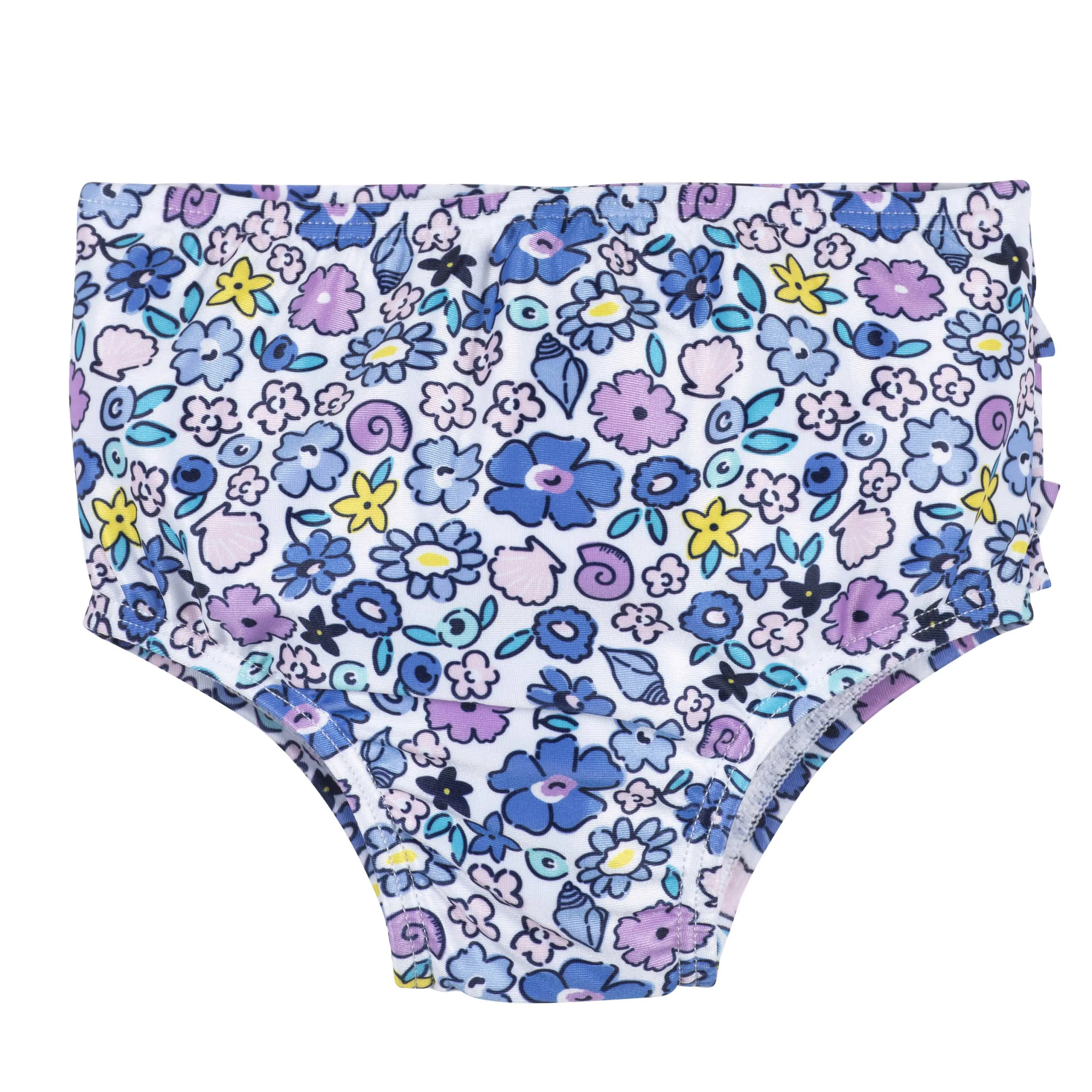 2-Piece Baby & Toddler Girls Vacation Vibes Rash Guard & Swim Bottoms Set