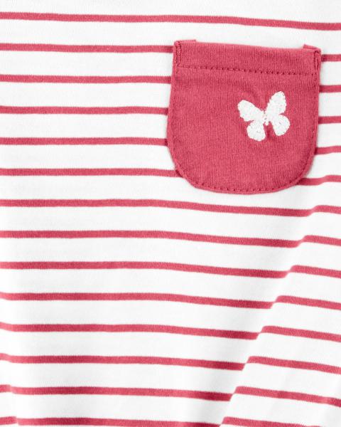 Oshkosh Butterfly Pocket Tie-Front Top