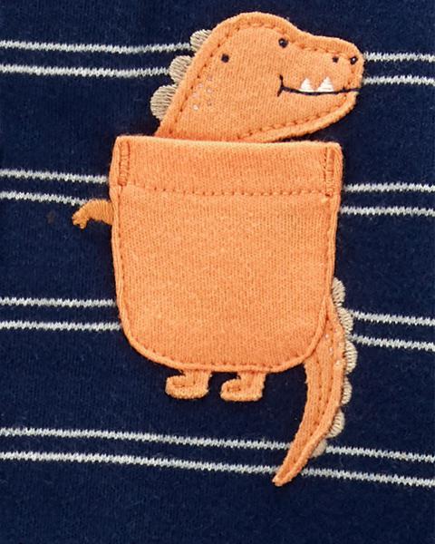 Carter's Dinosaur 2-Way Zip Cotton Sleep & Play