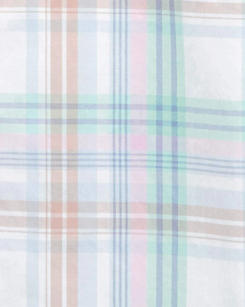 Oshkosh Plaid Button-Front Shirt