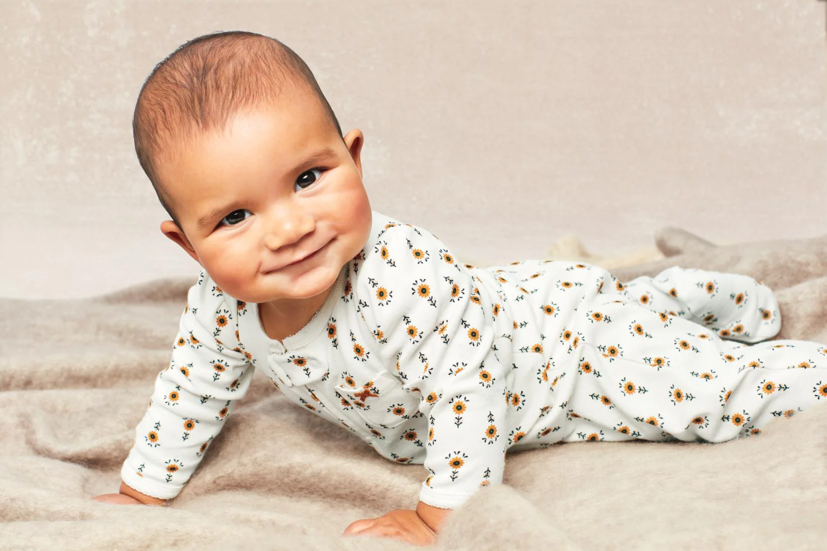 Carter's Floral 2-Way Zip Cotton Sleep and Play