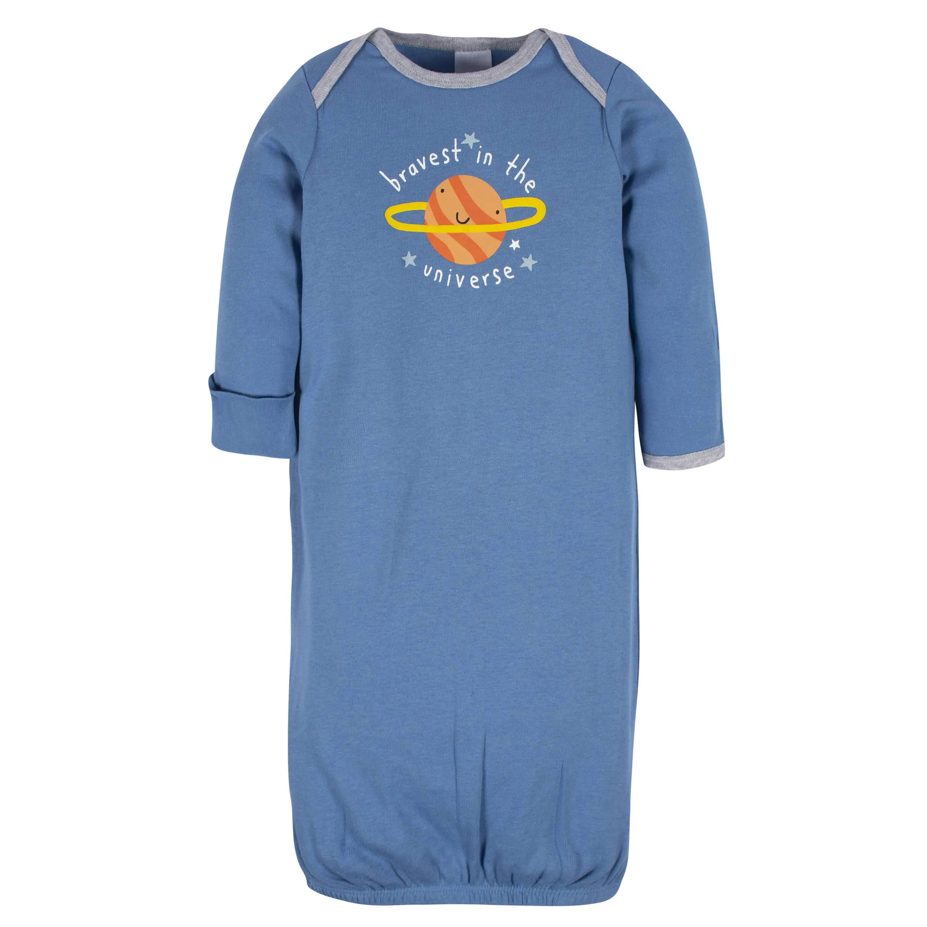4-Pack Baby Boys Space Explorer Gowns