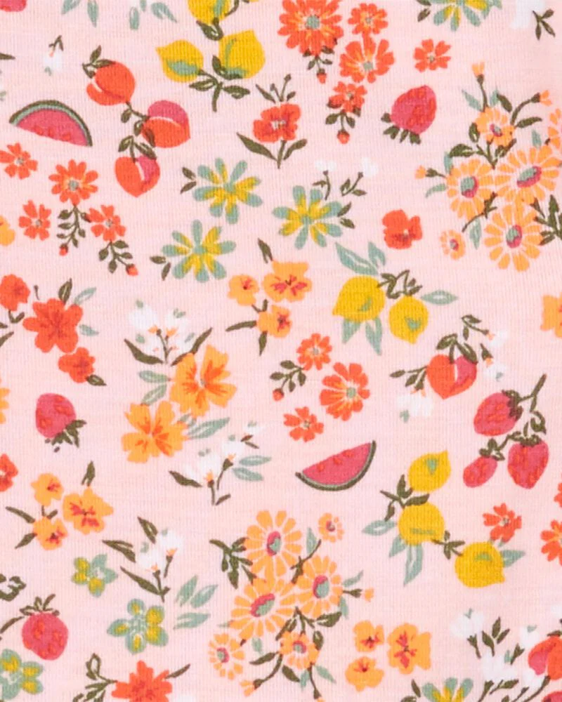 Carter's Baby 1-Piece Floral LENZING™ ECOVERO™ Footie PJs