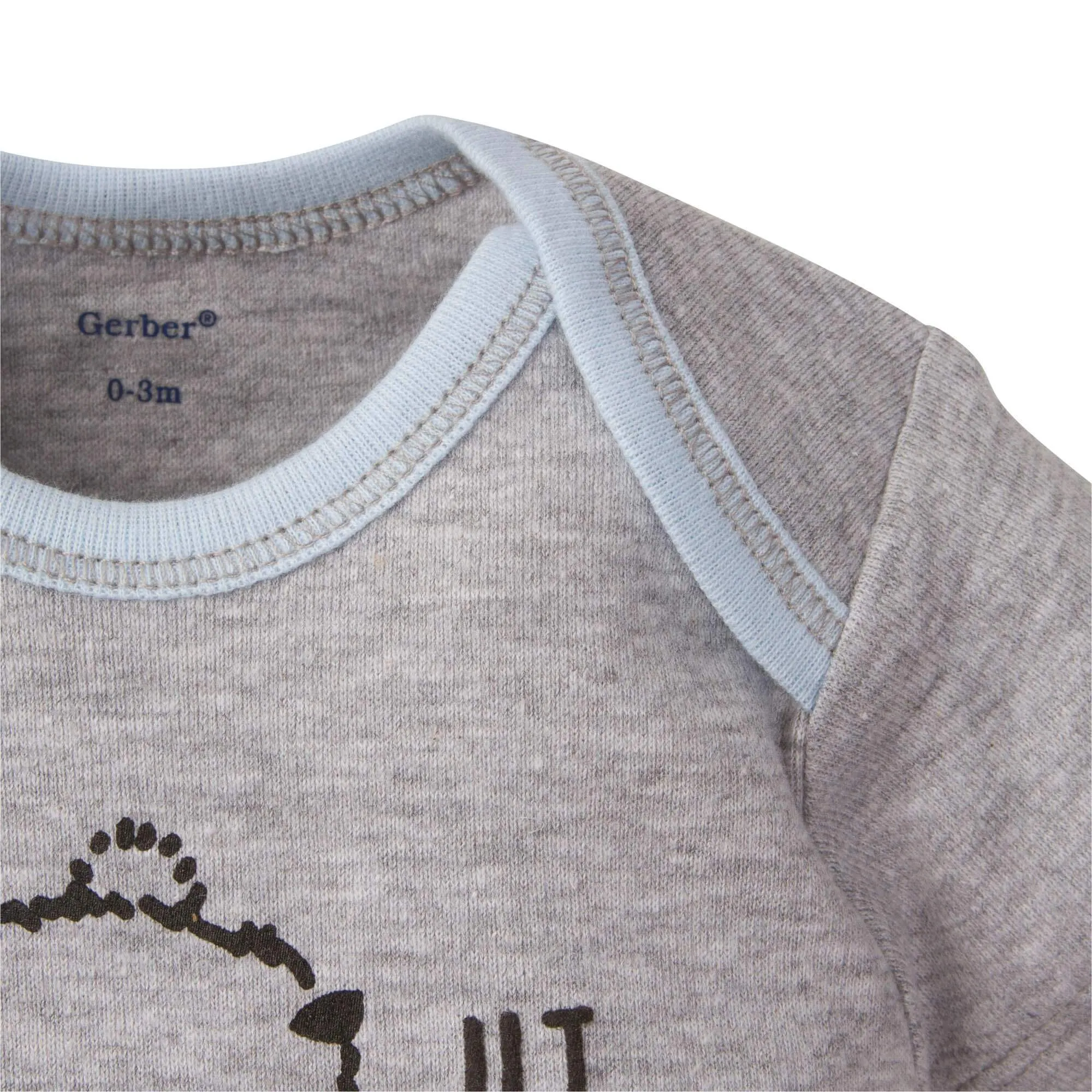 5-Pack Baby Boys Bear Short Sleeve Onesies Bodysuits