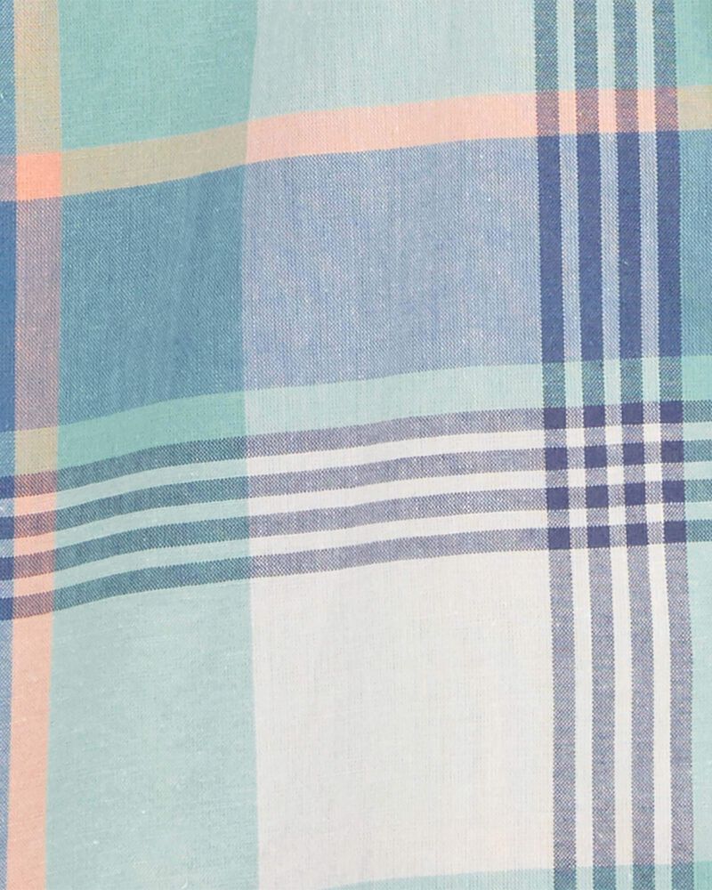 Oshkosh Plaid Button-Front Shirt